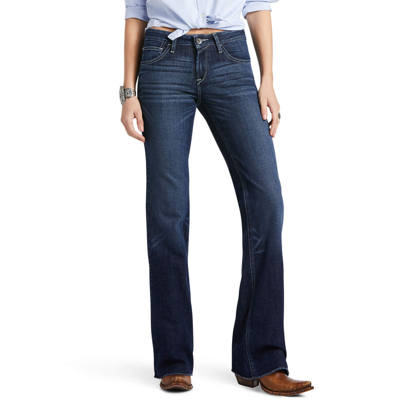 Ariat Jeans Damen - Perfect Rise London Wide Leg DunkelBlau ( HMINF-4635 )